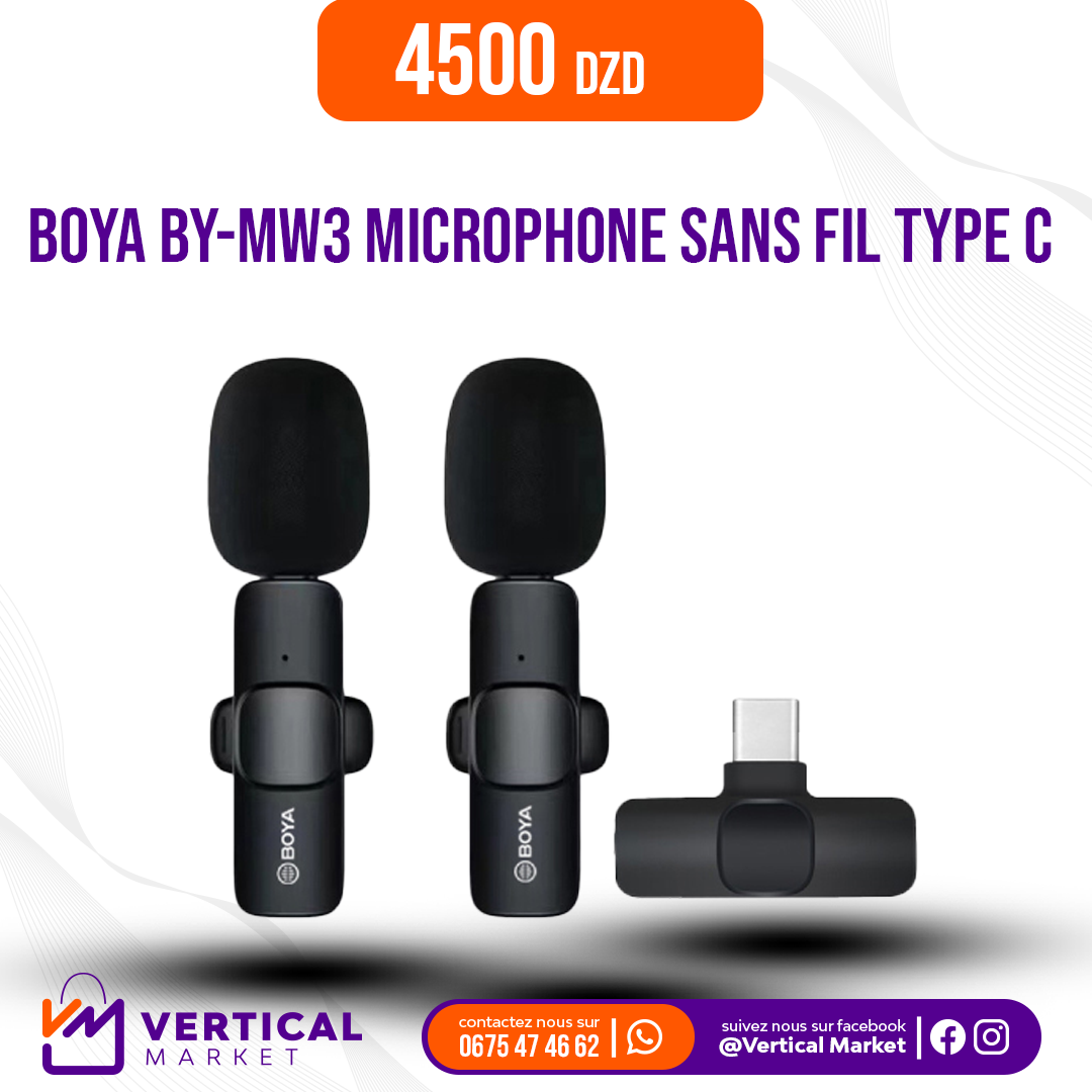 BOYA WM3 المكرفون اللاسلكي المزدوج الرائع